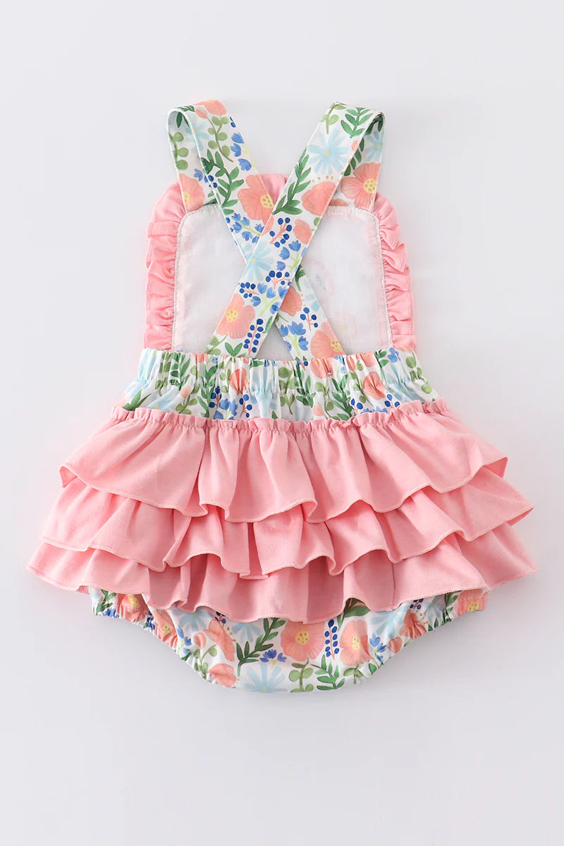 Floral Rabbit Girl Bubble