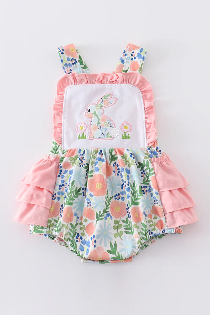 Floral Rabbit Girl Bubble