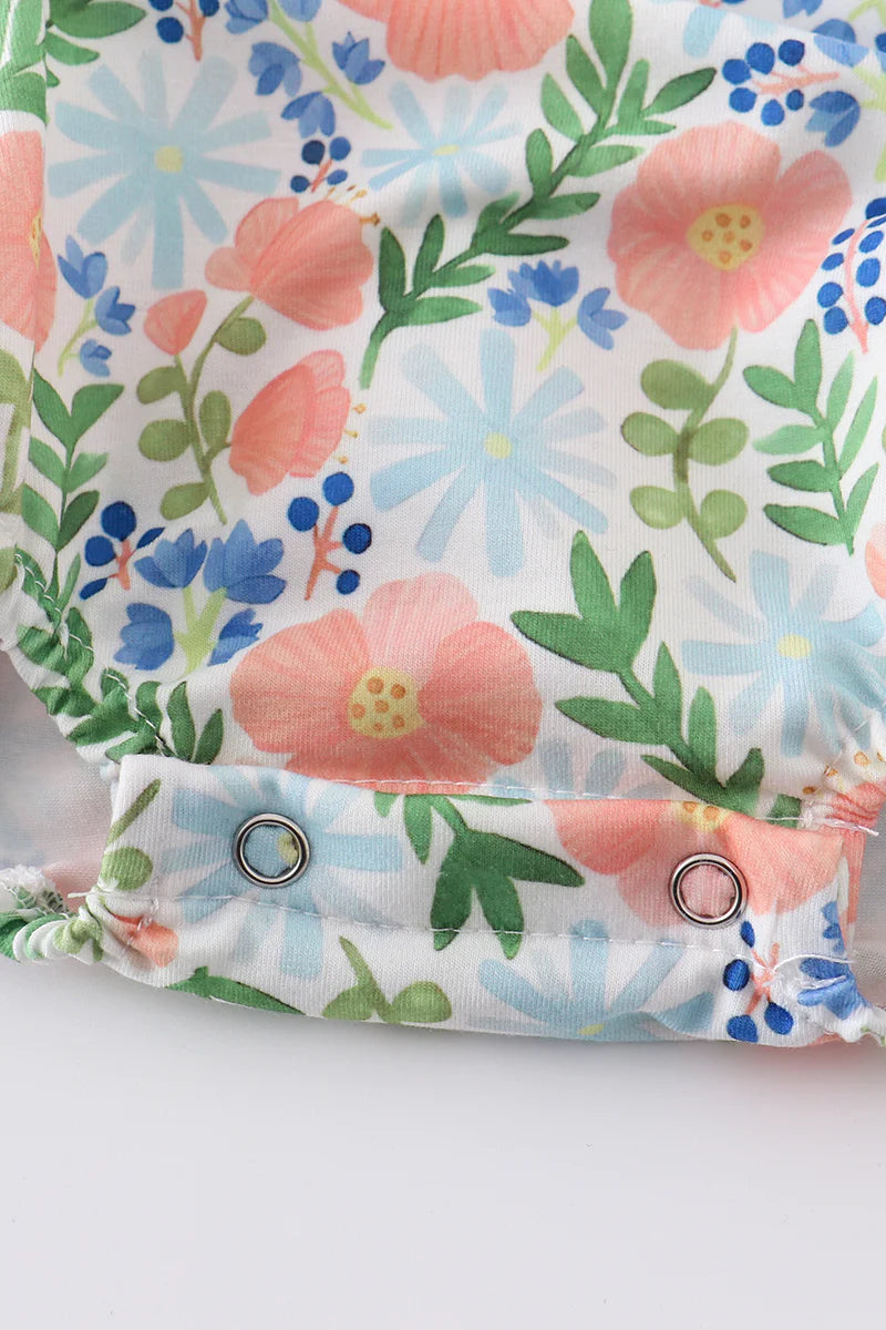 Floral Rabbit Girl Bubble