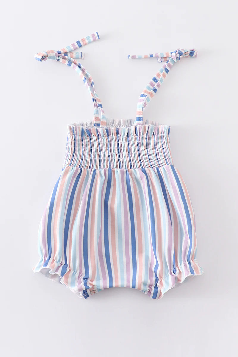 Blue Stripe Girl Bubble